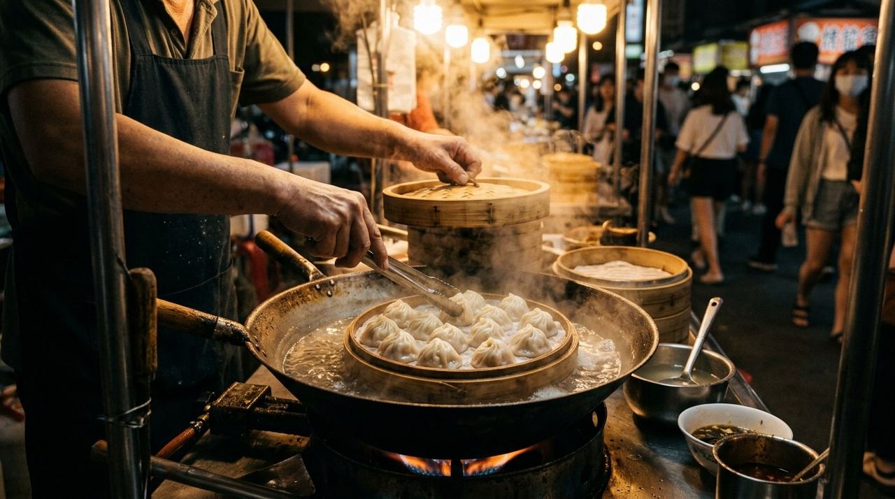 全台夜市必吃 TOP 20｜士林、逢甲、六合、瑞豐到饒河深夜美食地圖示意 2